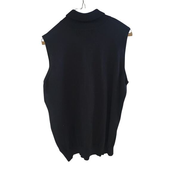 Jones New York Essentials Black Turtleneck Sleeveless Top - 1X - Picture 2 of 5